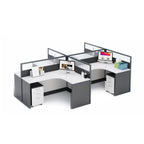 Averon · L-Shaped Cubicle Workstation