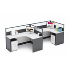 Averon · L-Shaped Cubicle Workstation
