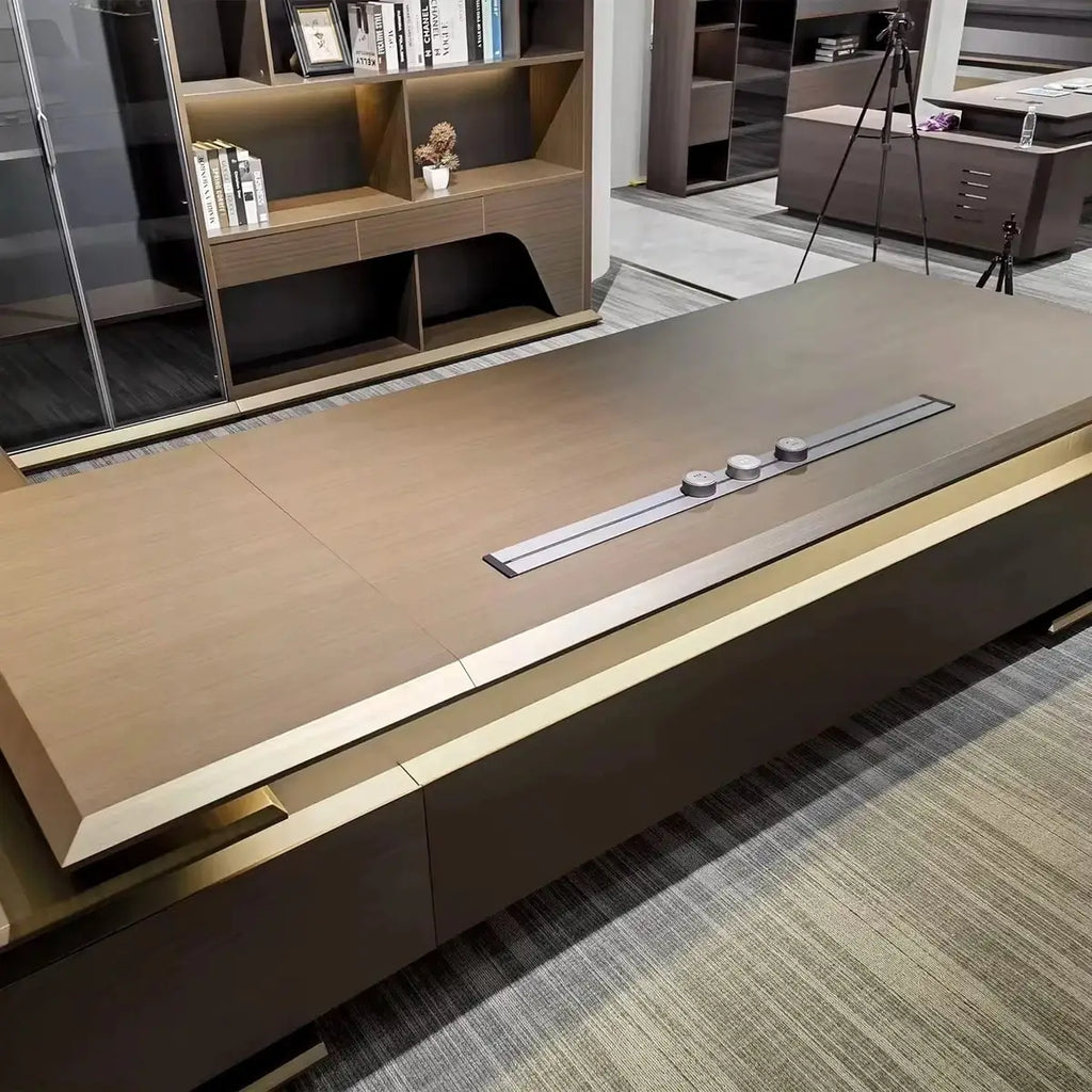 Aspen · Modern L-Shaped Executive Desk