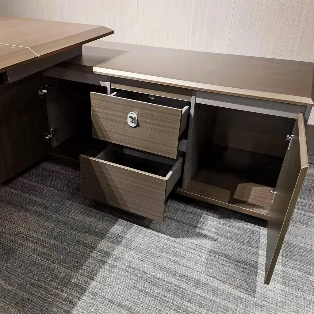 Aspen · Modern L-Shaped Executive Desk
