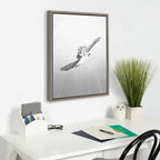 Sylvie Sea Turtle Framed Canvas by Simon Te of Tai Prints