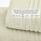 Luxury Combed Cotton Bath Towel Set - Karina Collection