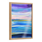 Blake Seaside Serenity Framed Printed Art by Xizhou Xie