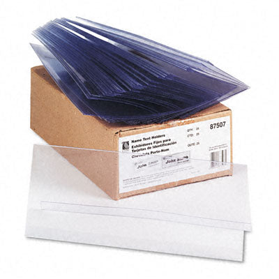 C-Line 87507 Tent Card/Sign Holders  Clear  11 X 4 1/4  25 Per Box