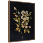 Sylvie Moody Floral 7 Framed Canvas by Annie Quigley