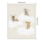 Sylvie Animal Clouds Framed Canvas by July Art Prints