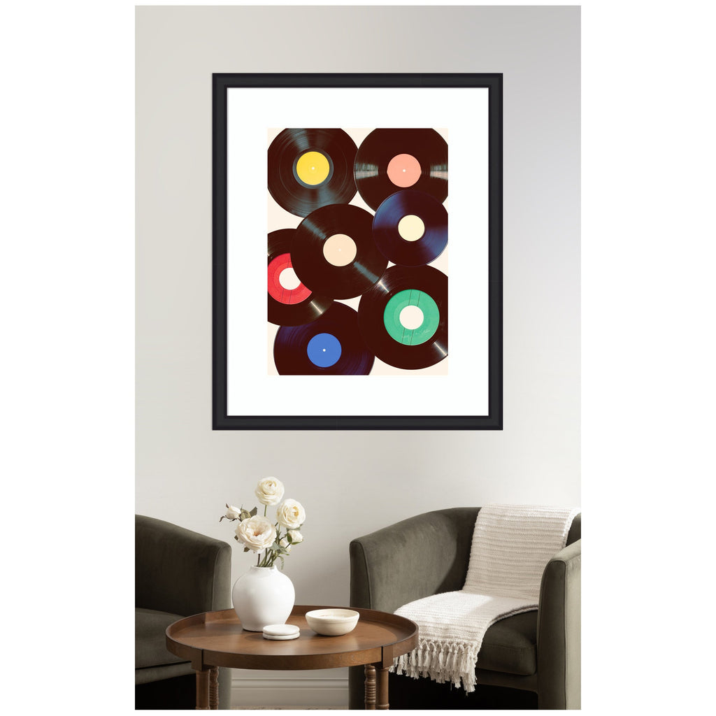 Framed Art Retro Vinyl by Honey Island Studio