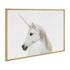 Sylvie Unicorn Framed Canvas by Simon Te of Tai Prints