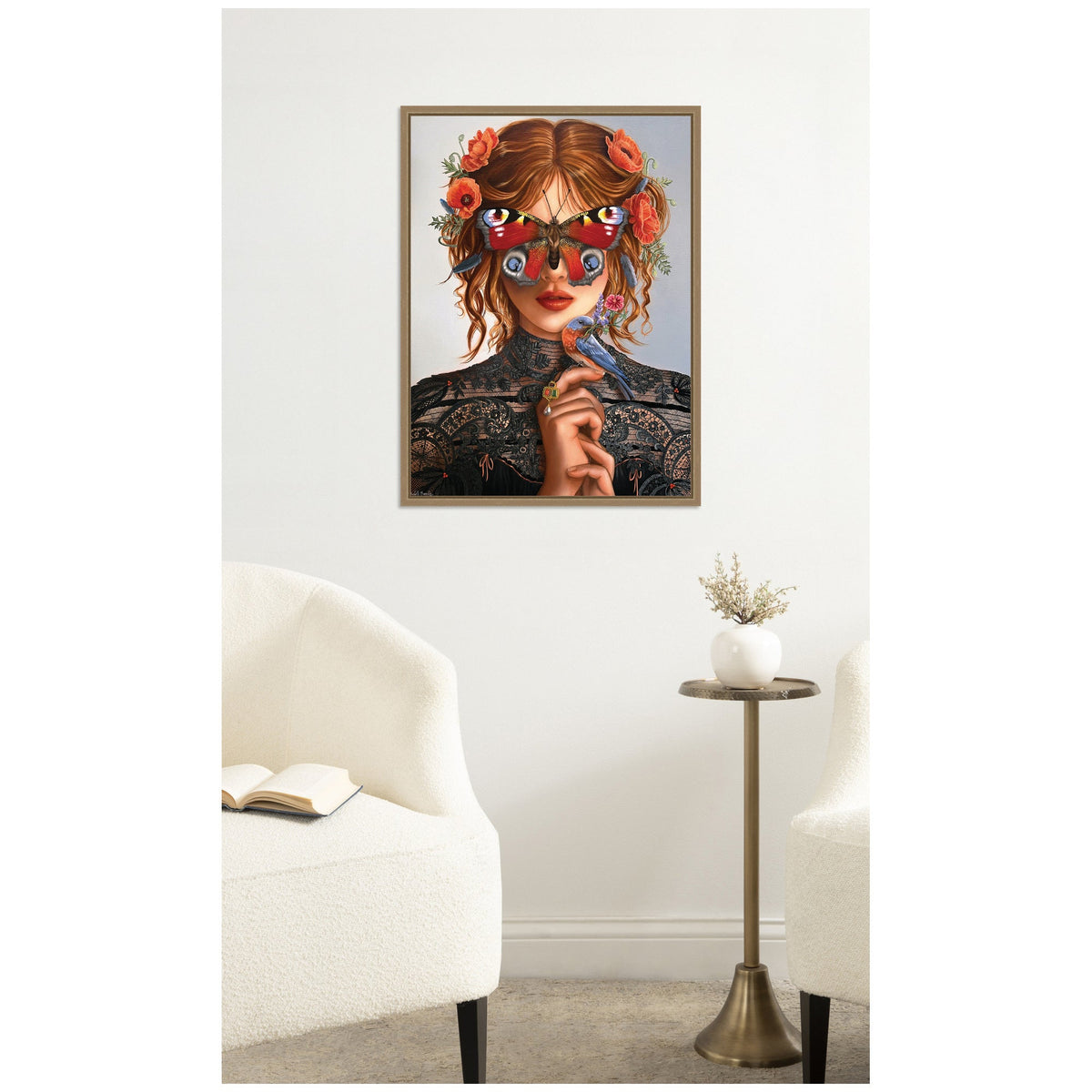 Dreamer by Charlotte Brindley Framed Canvas Wall Art Print