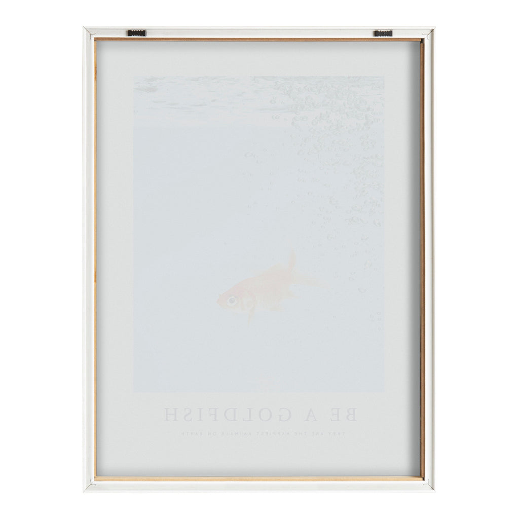 Blake Be A Goldfish Framed Printed Glass by The Creative Bunch Studio