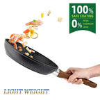 CasaFoyer 8-Inch Non-Stick Egg Frying Pan with Induction Base - Ideal for Steak, Bacon, Hot-Dogs, and Burgers