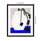 Abstract Blossoms by Little Dean Framed Wall Art Print