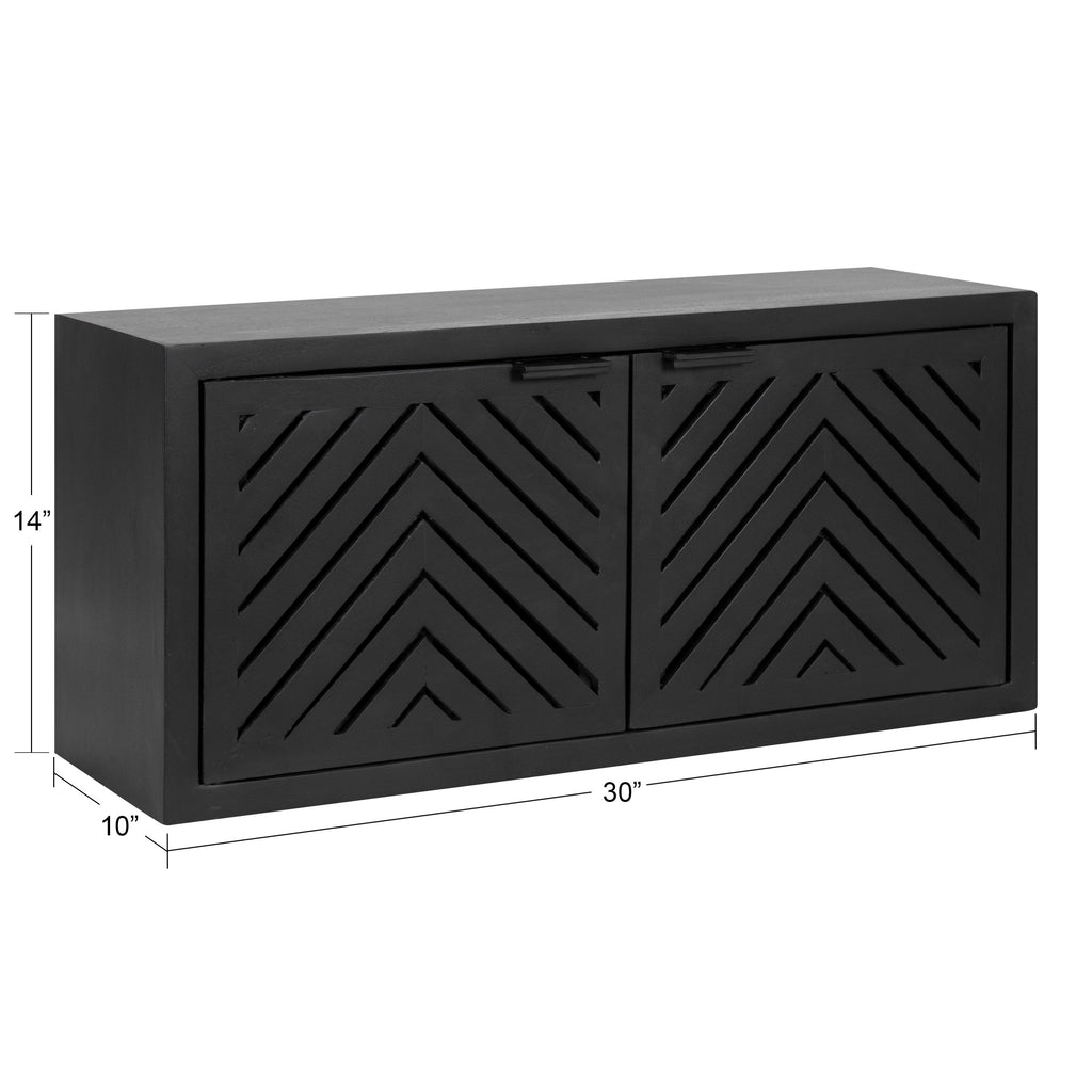 Mezzeta Decorative Wood Wall Cabinet
