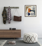Sylvie Abstract Mid Century Framed Canvas by Rachel Lee of My Dream Wall