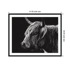 Scottish Highland by Crystal Lynn Collins Framed Wall Art Print