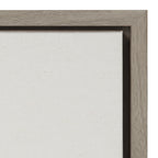 Sylvie Hey Dude Highland Cow Framed Linen Canvas by The Creative Bunch Studio