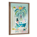 Blake Time to Relax Framed Printed Glass by Rachel Lee of My Dream Wall