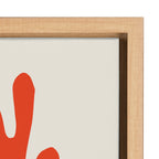 Sylvie Mid Century Modern Pug Framed Canvas by Rachel Lee of My Dream Wall