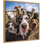 Funny Dog Selfie by The Creative Bunch Studio