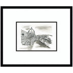 Postcard Florence by Teju Reval Framed Wall Art Print