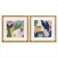 Calter Myriam's Garden Framed Print Art Set by Myriam Van Neste
