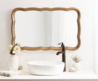 Hatherleigh Scallop Wood Wall Mirror
