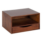Hutton Floating Wall Shelf with Drawer