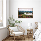 Sylvie Snow Covered Mountain Landscape Framed Canvas by Patricia Hasz