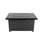 Lassen Square Firepit Table