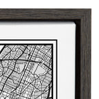 Sylvie New York City Map Framed Canvas by Jake Goossen