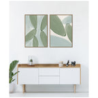 Natural Forms 01 & 02 2 Piece Framed Canvas Wall Art Set by Gabrielly Guedes
