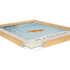 Blake Be A Goldfish Framed Printed Glass by The Creative Bunch Studio