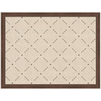 Pinboard Green Lattice Print