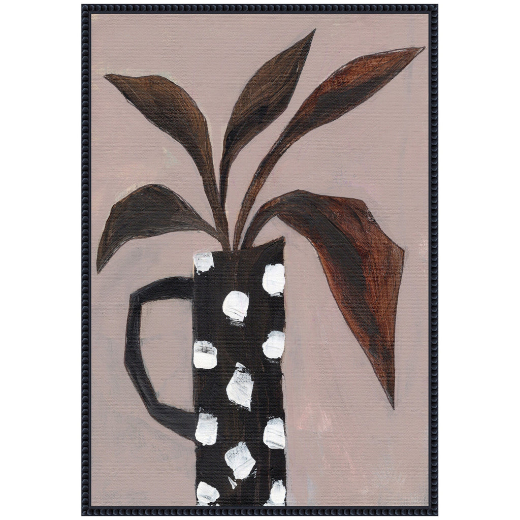 Sylvie Beaded Spotlight on Nature Framed Canvas by Nikita Jariwala