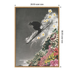 Sylvie Spring Skiing Framed Canvas by Sarah Eisenlohr