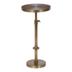 Engles Adjustable Embossed Metal Table and Plant Stand