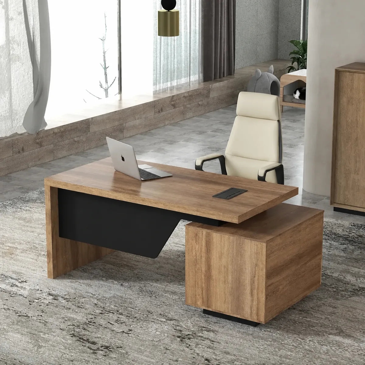 Bayly · 6′ wide Modern Office Desk