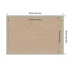 Pinboard Beige Lattice Pattern