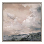 Sylvie When the North Wind Blows- Sepia Framed Canvas by Nel Whatmore