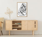 Sylvie Ring of Light 2 Framed Canvas by Nikki Chu