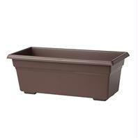 Novelty Mfg Co P-Countryside Flowerbox Planter- Brown 30X8X6.5 Inch