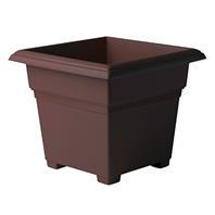 Novelty Mfg Co P-Countryside Tub Planter- Brown 14X14X13 Inch