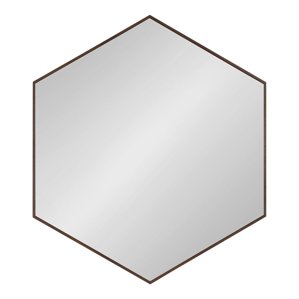 Rhodes Framed Hexagon Wall Mirror