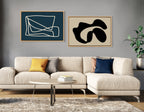 Sylvie Abstract 10 Framed Canvas by Apricot and Birch