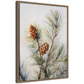 Sylvie Framed Canvas The Quiet Pine Forest I by The Creative Bunch Studio