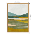 Sylvie Vibrant Abstract Framed Canvas by Nikita Jariwala
