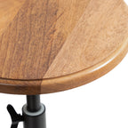 Engles Adjustable Wood Table and Plant Stand