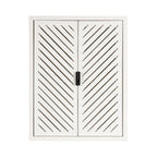 Mezzeta Tall Wood Bath Cabinet