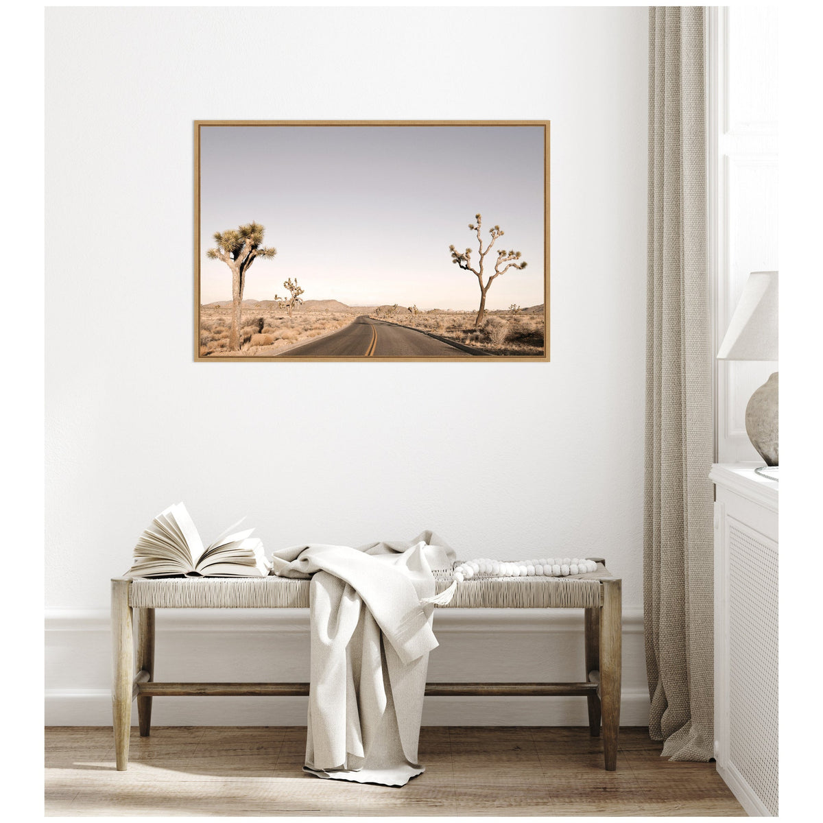 Driving Joshua Tree No. 3 by Alicia Bock Framed Canvas Wall Art Print