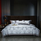 CasaFoyer 140TC Cotton Satin Digital Printed Four-piece Bedding Set